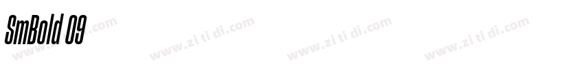 SmBold 09字体转换